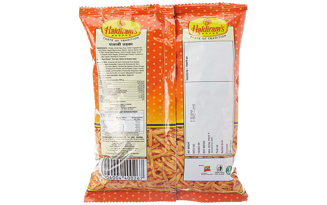 Haldiram's Nagpur Punjabi Tadka    Pack  150 grams